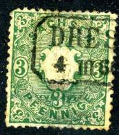 GS-365)  SAXONY  1863  Mi.# 14 / Sc.#15  Used~ - Saxe