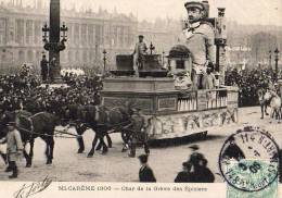 Paris  Mi-Carême 1906   Char De La Grêve Des épiciers - Konvolute, Lots, Sammlungen