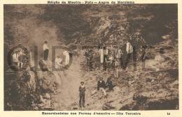 PORTUGAL - AÇORES - TERCEIRA - EXCURSIONISTAS NAS FURNAS DE ENXOFRE - 1940 PC - Açores