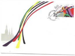 Latvia 2012  SPORT Javelin Throwing  Olympic Games, London  FDC - Sommer 2012: London