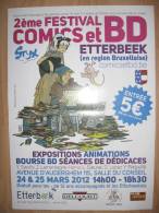 Affiche OCANA Eduardo Festival BD Etterbeek 2012 (Les Carnets De Darwin...) - Affiches & Offsets