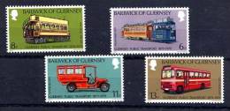 GUERNESEY 1979, BUS TRAMWAY, TRANSPORTS PUBLICS, 4 Valeurs, Neufs. R969 - Busses