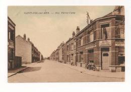 CPA  SAINT POL SUR MER. LA RUE PIERRE CURIE. - Saint Pol Sur Mer