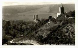 AK Burgruine Saaleck Und Rudelsburg (Bad Kösen), Gel, 1955 - Bad Koesen