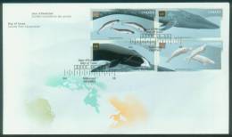 Kanada  2000  Wale  (1 FDC  Kpl. )  Mi: 1394-97 (4 ,00EUR) - 1991-2000