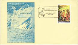 CLIMBING AUSTRIAC EXPEDITION FRITZ MORAVEC,SPECIAL COVER,POSTMARK ON COVER,1996,ROMANIA - Climbing