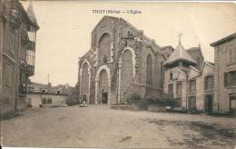 69  THIZY - L,église  ,en 1946 - Thizy