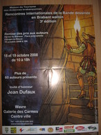 Affiche TILLIER Béatrice Festival BD Wavre 2008 (Le Bois Des Vierges - Posters