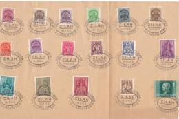 TRANSYLVANIA ZALAU,HUNGARIAN OCUPATION ,17 STAMPS,1942,ROMANIA - Bezetting