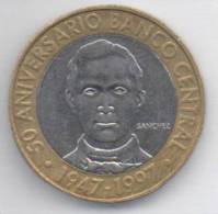 DOMINICANA 5 PESOS 1997 BIMETALLICA - Dominikanische Rep.
