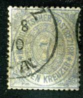 GS-440)  NORTH GERMAN CONF.  1869  Mi.#22x Thin Paper / Sc.#22  Used - Gebraucht