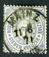 GS-441)  NORTH GERMAN CONF.  1869  Mi.#22 / Sc.#22  Used - Usados