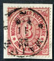 GS-444)  NORTH GERMAN CONF.  1869  Mi.#21 / Sc.#21  Used - Usati