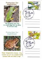 PROTECTION FOR AMPHIBIANS,CARTES MAXIMUM,MAXICARD,CM,2006,ROMANIA - Tortues