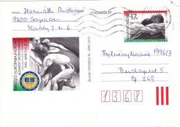 FREE FIGHTING,POSTAL STATIONERY,ENTIERS POSTAUX,PC,1996,HUNGARY - Ohne Zuordnung