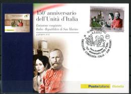 ITALIA / ITALY 2011 - Garibaldi A San Marino "150° Anniv. Unita´ D´Italia" - MAXIMUM CARD Come Da Scansione - Other