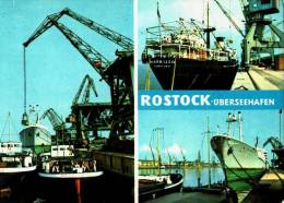 AK Rostock, Überseehafen, Gel, 1968 - Rostock