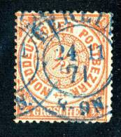 GS-491)  NORTH GERMAN CONF.  1868  Mi.#15 / Sc.#15 Used - Usados