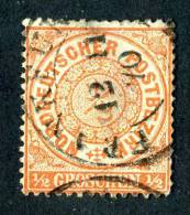 GS-492)  NORTH GERMAN CONF.  1868  Mi.#15 / Sc.#15 Used - Gebraucht