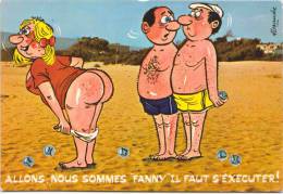 Pétanque - Allons, Nous Sommes "fanny" Il Faut S'exécuter - Illustrateur Alexandre - Petanca