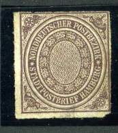 GS-511)  NORTH GERMAN CONF.  1868  Mi.#12 / Sc.#12  Mint No Gum - Neufs