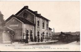 CPA Colombey Les Belles L´Arrivée D´ Un Train En Gare Au Loin Colombey Locomotive 54 Meurthe Et Moselle - Colombey Les Belles