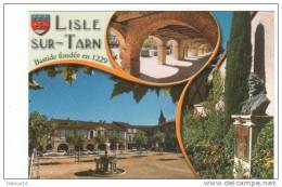 CPM Lisle Sur Tarn, Multivues, Village De Raymond Lafarge, Sculpteur - Lisle Sur Tarn