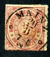 GS-523)  NORTH GERMAN CONF.  1868  Mi.#9 / Sc.#9  Used - Usados