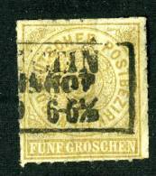 GS-531)  NORTH GERMAN CONF.  1868  Mi.#6 / Sc.#6  Used - Afgestempeld