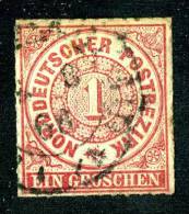 GS-543)  NORTH GERMAN CONF.  1868  Mi.#4 / Sc.#4 Used - Gebraucht