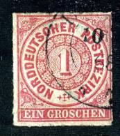 GS-544)  NORTH GERMAN CONF.  1868  Mi.#4 / Sc.#4 Used - Usados