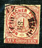 GS-547)  NORTH GERMAN CONF.  1868  Mi.#4 / Sc.#4 Used - Used