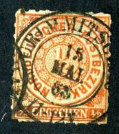 GS-552)  NORTH GERMAN CONF.  1868  Mi.#3 / Sc.#3 Used - Afgestempeld