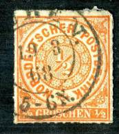 GS-554)  NORTH GERMAN CONF.  1868  Mi.#3 / Sc.#3 Used - Usati