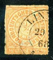 GS-555)  NORTH GERMAN CONF.  1868  Mi.#3 / Sc.#3 Used - Oblitérés