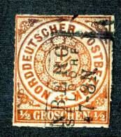 GS-556)  NORTH GERMAN CONF.  1868  Mi.#3 / Sc.#3 Used - Afgestempeld