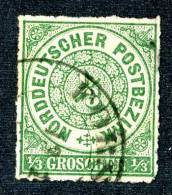 GS-560)  NORTH GERMAN CONF.  1868  Mi.#2 / Sc.#2  Used - Oblitérés