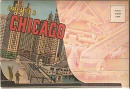 U.S.A. Dépliant 20 Vues 10X15 . Greater CHICAGO  ( 1937 ) - Chicago