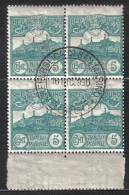 2RG94a - SAN MARINO , Il N. 35 : Quartina Usata Con Piena Gomma - Used Stamps