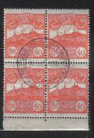 2RG94e - SAN MARINO , Il N. 40 : Quartina Usata Con Piena Gomma - Used Stamps