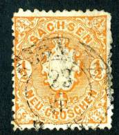 GS-574)  SACHSEN  1863  Mi.#15d / Sc.#16  Used - Sachsen