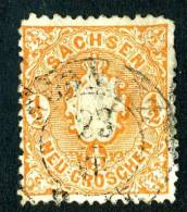 GS-574)  SACHSEN  1863  Mi.#15d / Sc.#16  Used - Saxe