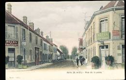 78 ABLIS / Rue De La Poste / BELLE CARTE COULEUR - Ablis