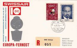 ZURICH  /   TOKIO  -  Cover _ Lettera  - DC 10 - 30 JET _  SWISSAIR - Erst- U. Sonderflugbriefe