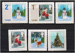 GRANDE BRETAGNE 2006 - Noel (Bonhomme De Neige Pere Noel) Serie Neuve Sans Charniere (Yvert 2811/16) - Unused Stamps