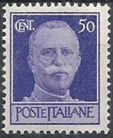 1944 LUOGOTENENZA EMISSIONE ROMA 50 CENT FILIGRANA CORONA MNH ** - RR11068 - Neufs