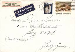 Canada N° 490 + 493 Obl. Sur Lettre - Storia Postale