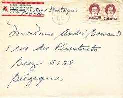 Canada N° 610 X2 Obl. Sur Lettre - Briefe U. Dokumente