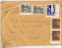 Canada N° 766 à 767 X2 + 768 Obl. Sur Lettre - Storia Postale