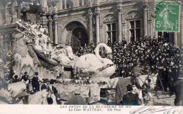 Paris 75  Fêtes De La Mi-Carême 1911   Le Char Watteau - Sets And Collections